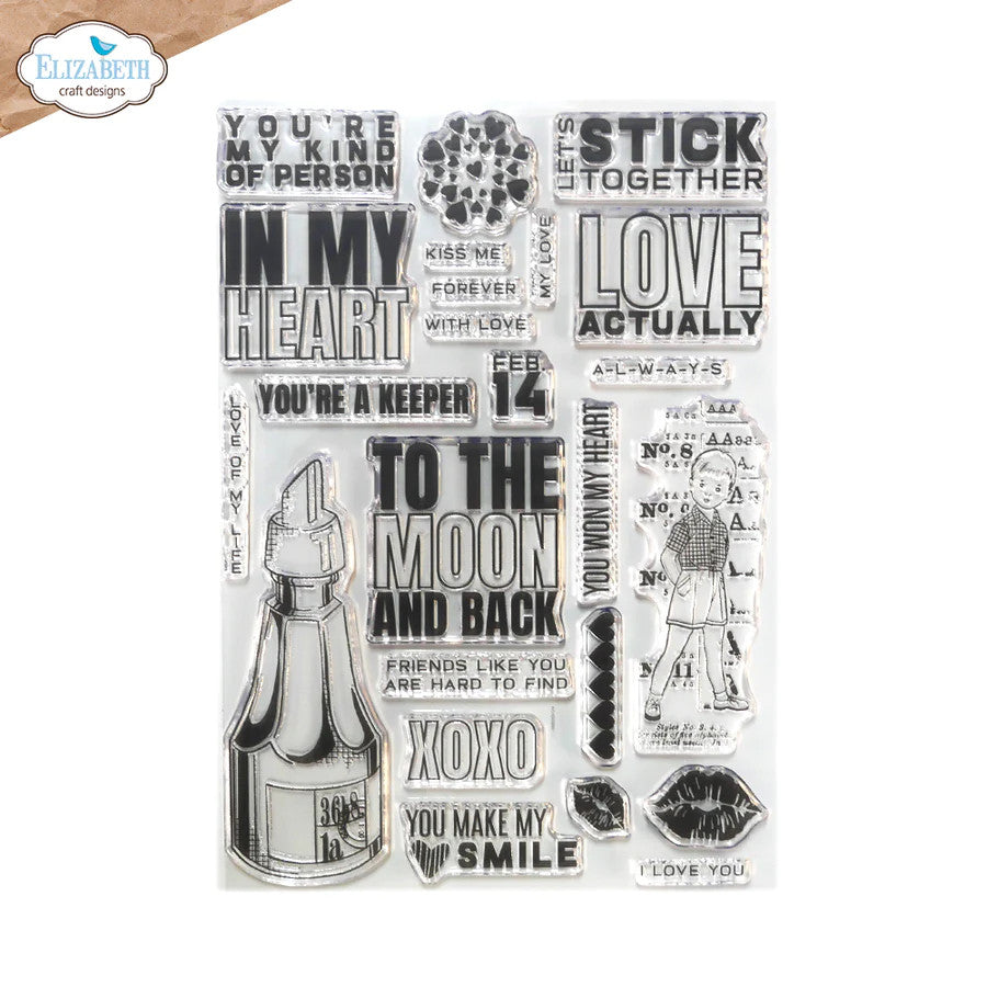 Elizabeth Craft Designs Juego de sellos Lets Stick Together